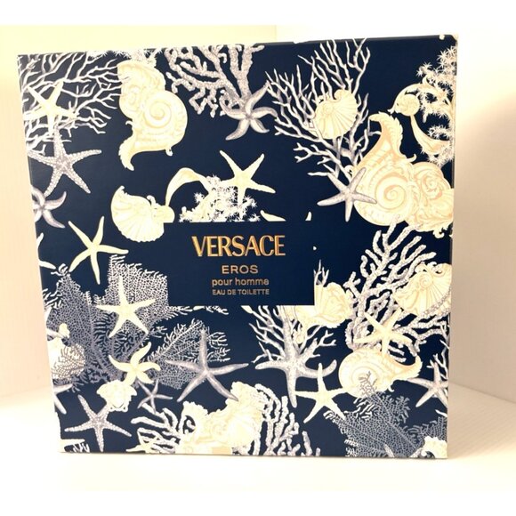 Versace Eros Pour Homme 100ml EDT + 150ml Shower Gel Gift Set Men’s Fragrance - Picture 1 of 6